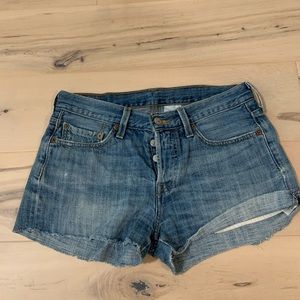 Vintage Levi 501 Cutoff Denim Shorts